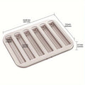 Non-Stick 6-Cavity Baking Pan – Financier, Muffin & Éclair Mold Non-Stick Baking Pan PLUSH Gold