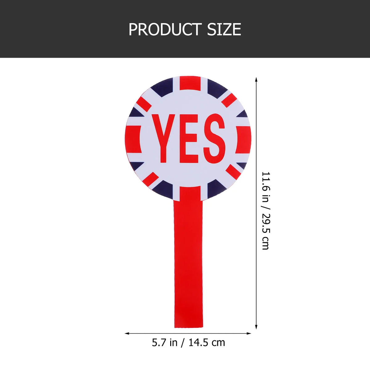 Yes No Voting Paddles Set – Classroom Teacher Judging Tool Classroom Voting Paddles PLUSH