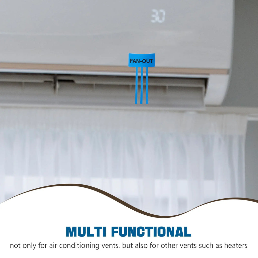 AC Airflow Indicating Stickers 10 Sheets – Self-Adhesive Vent Decals HVAC Vent Stickers PLUSH