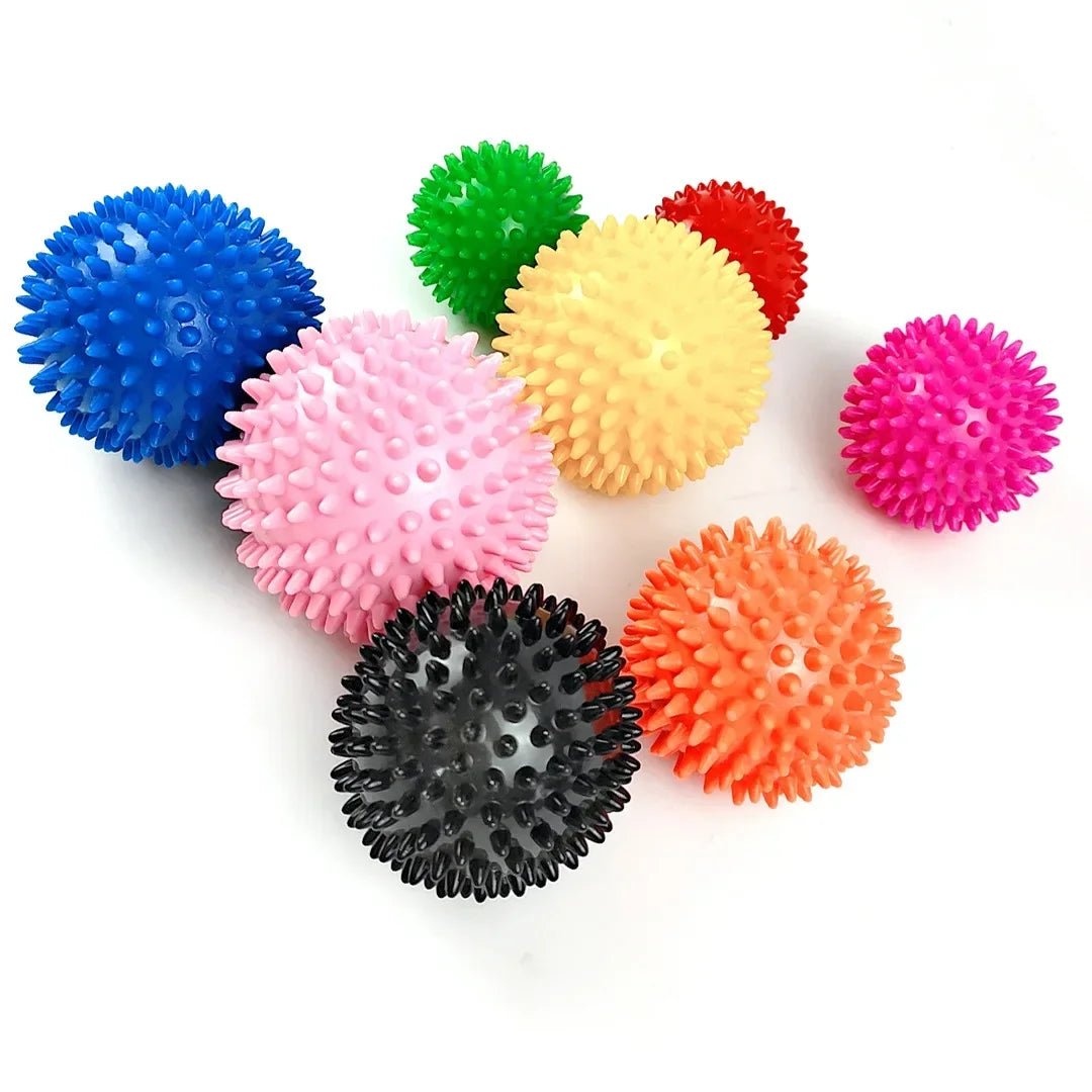 PVC Spiked Massage Ball – Trigger Point Fitness 7cm & 9cm Spiked Massage Ball PLUSH