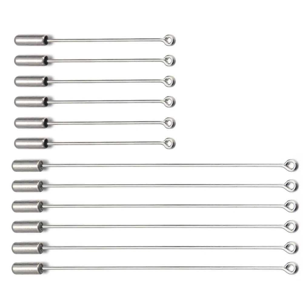 10pcs Rhodium Head Pins & Eye Pins 50/90mm – DIY Jewelry Jewelry Head Pins PLUSH