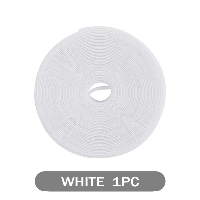 Reusable Nylon Cable Ties – Desktop Wire Management Straps Cable Management Ties PLUSH White 1PC 10x3000mm