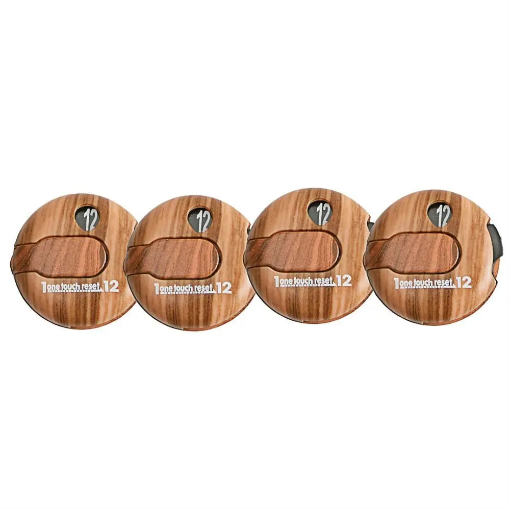 Golf Stroke Counter with Clip – Wood Grain Score Keeper Golf Score Counter PLUSH