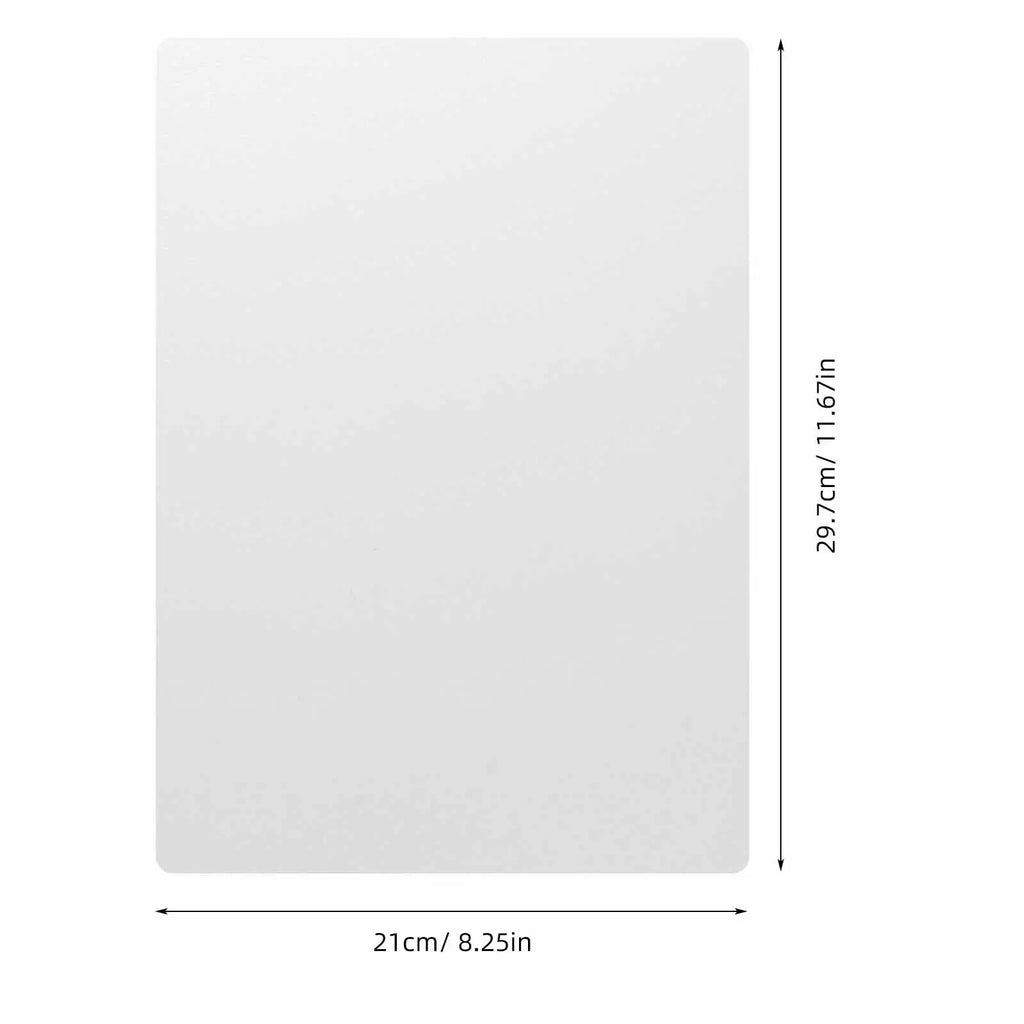 A4 Clear Binding Sheets 50 Pack – Transparent Plastic Covers Binding Covers PLUSH