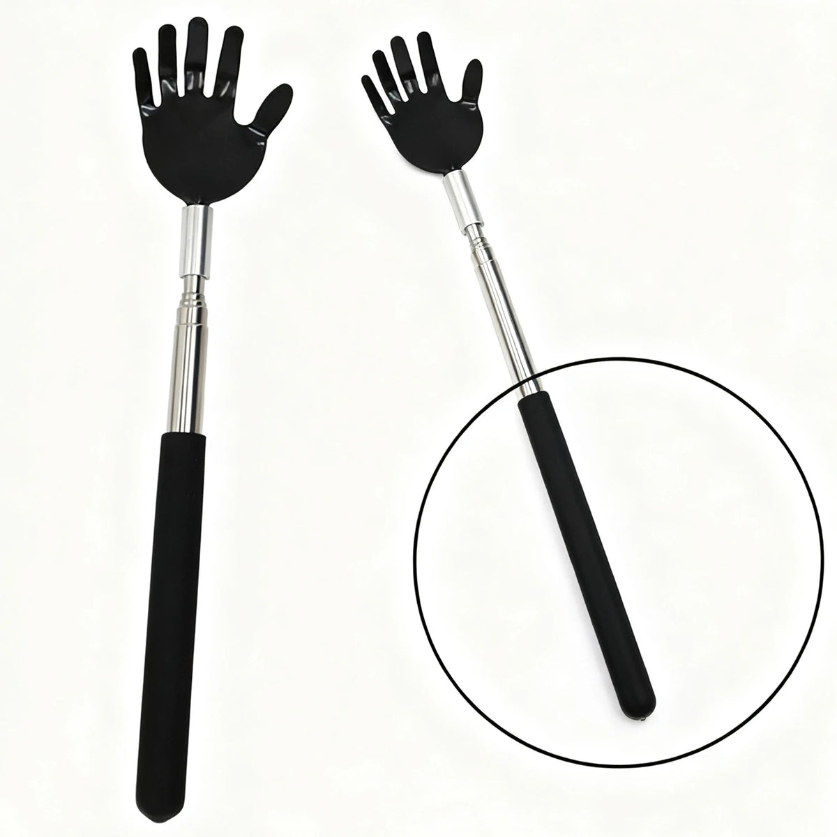 Telescopic Back Scratcher – Extendable Stainless Steel Tool Back Scratcher Tool PLUSH