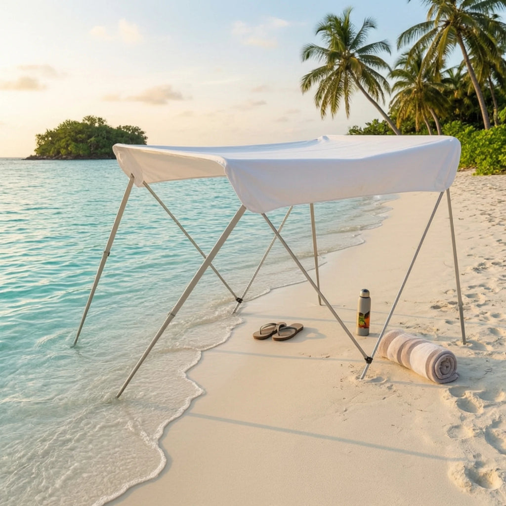 Boat Bimini Top Canopy – Compact Marine Sunshade 160x120cm Boat Bimini Top PLUSH
