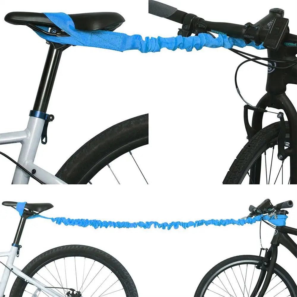 Elastic Bicycle Tow Rope with Hook – MTB & Ebike Traction Strap Bicycle Tow Rope PLUSH