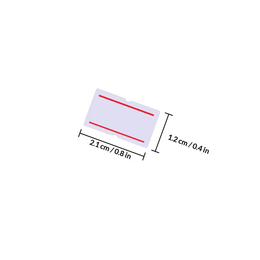 10 Rolls Adhesive Pricing Labels – 40,000 Stickers for Retail Adhesive Pricing Labels PLUSH