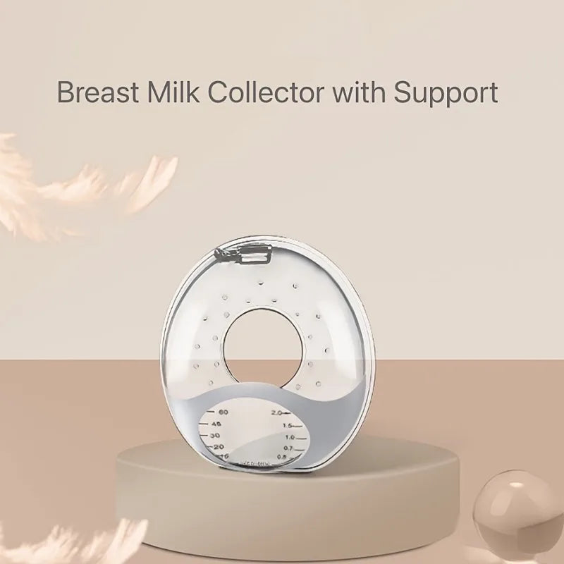 2pcs Silicone Breast Milk Collector Nursing Cups 60ml | Portable Milk Collector Cups PLUSH