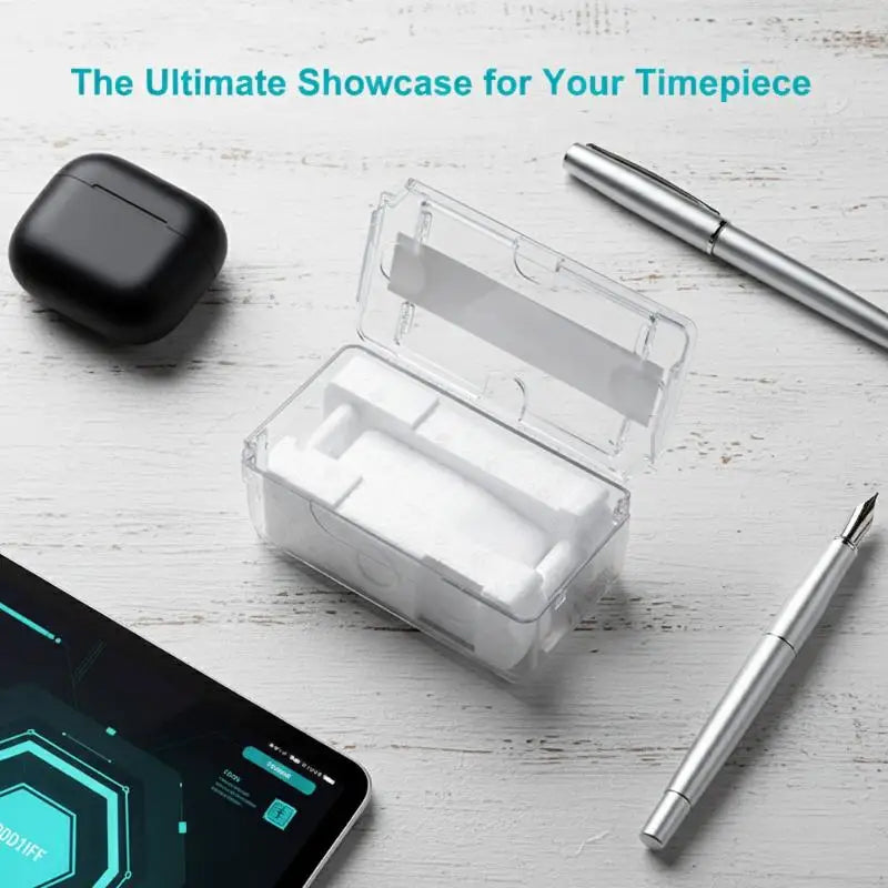 Transparent Single Watch Box – Display, Storage & Travel Case Watch Storage Box PLUSH