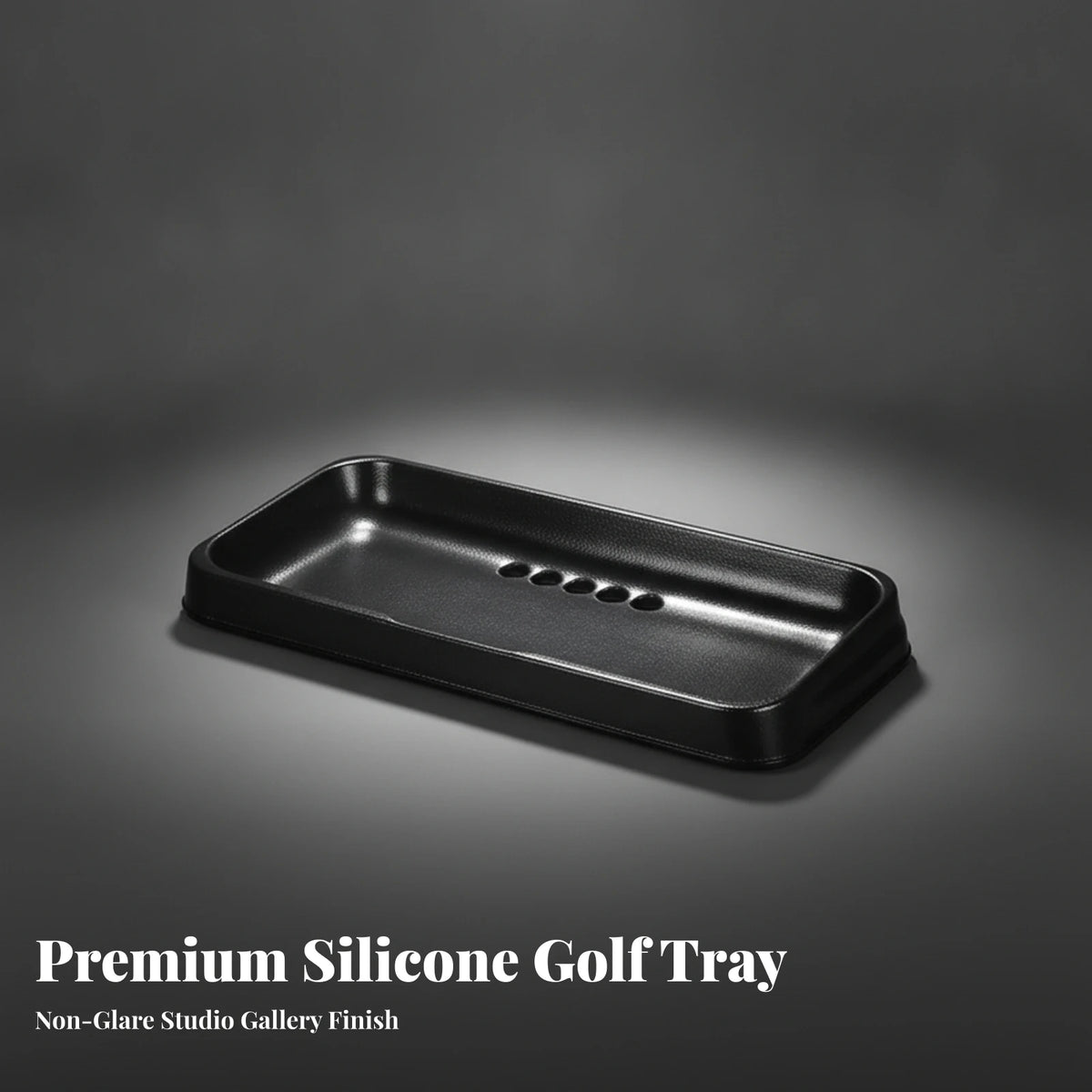 Heavy-Duty Golf Ball Tray with Drainage Holes | 60cm Golf Practice Tray PLUSH