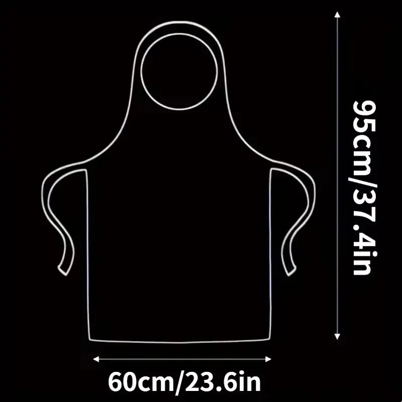 50/100pcs Disposable Transparent PE Aprons – Waterproof Disposable Apron PLUSH