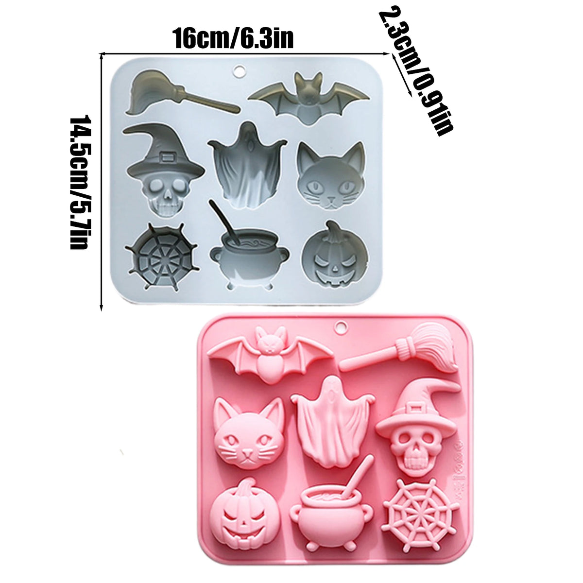 Thanksgiving Fall Silicone Molds – Pumpkin, Maple Leaf & Pine Cone Silicone Baking Mold PLUSH D