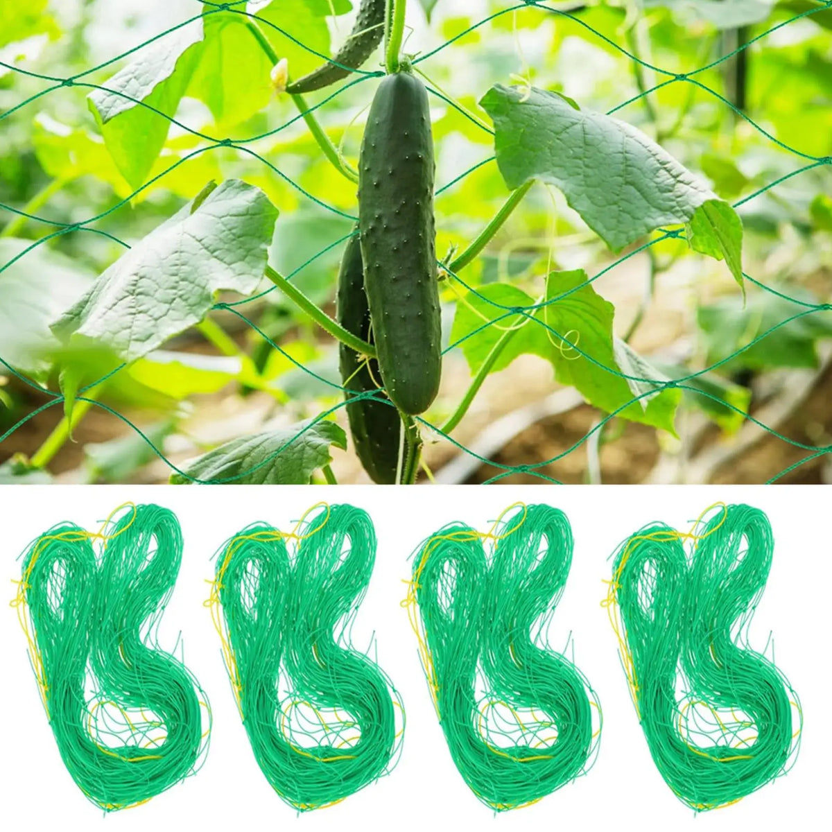 Plant Trellis Netting for Climbing Plants – Polyester Grow Net Plant Trellis Netting PLUSH