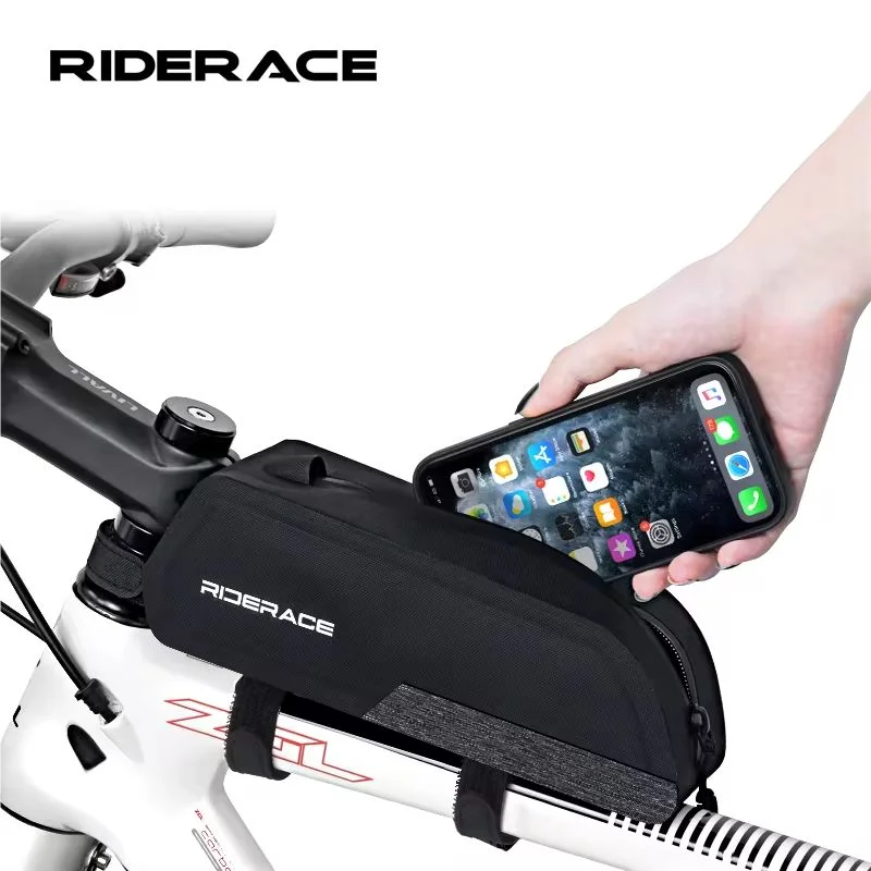 TPU Waterproof Bike Top Tube Bag – MTB, Road & Gravel Bicycle Frame Bag PLUSH
