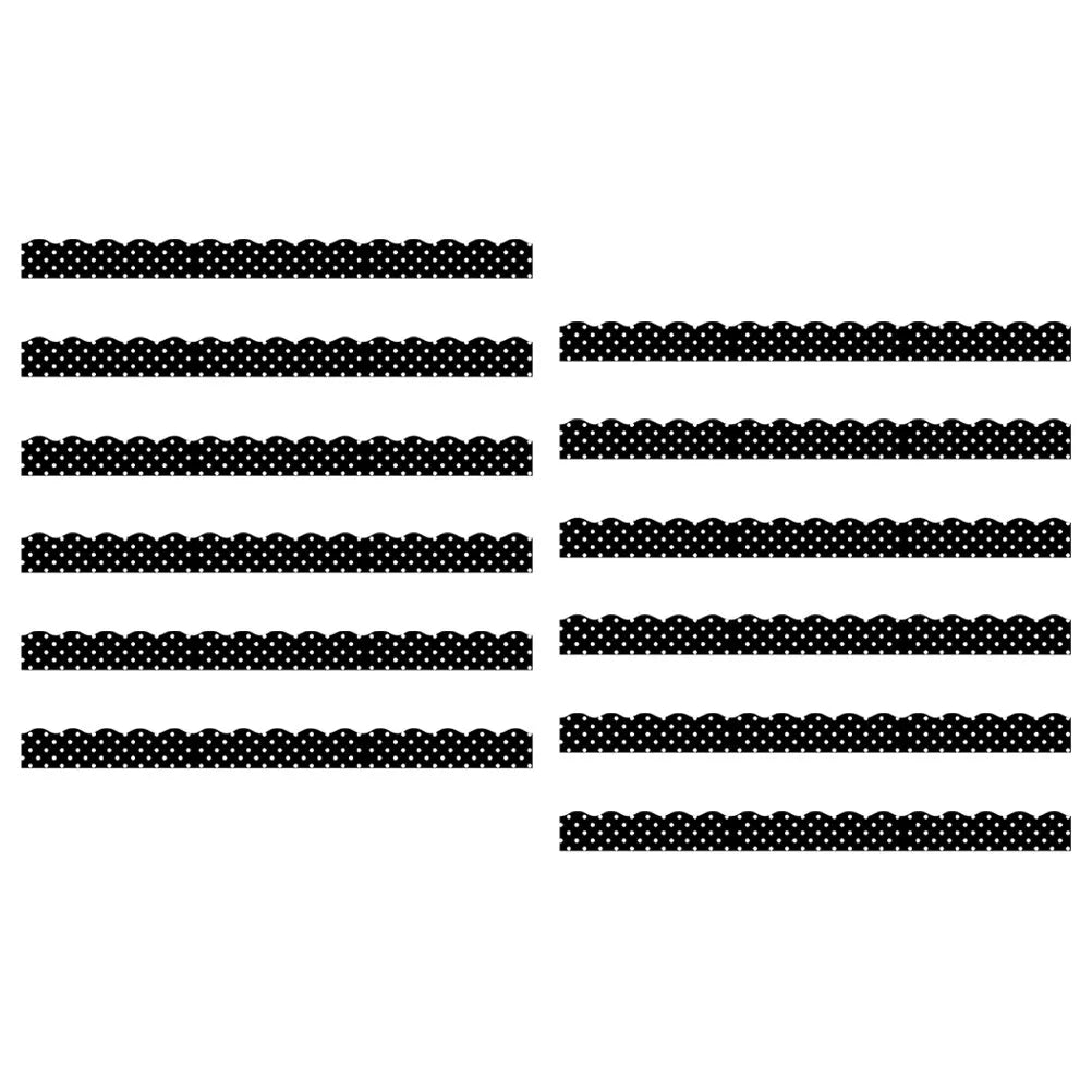 12pcs Magnetic Bulletin Board Border Trim | PVC Decorative Strips Bulletin Board Border PLUSH