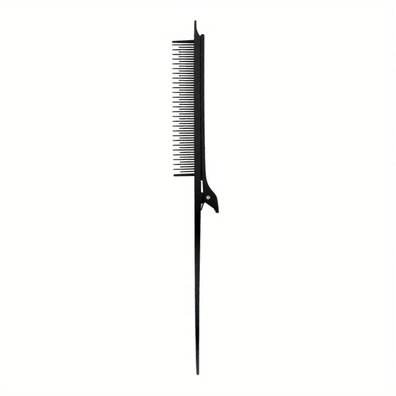 Professional Salon Highlight Clip Comb – Antistatic Styling Hair Styling Comb PLUSH Balck