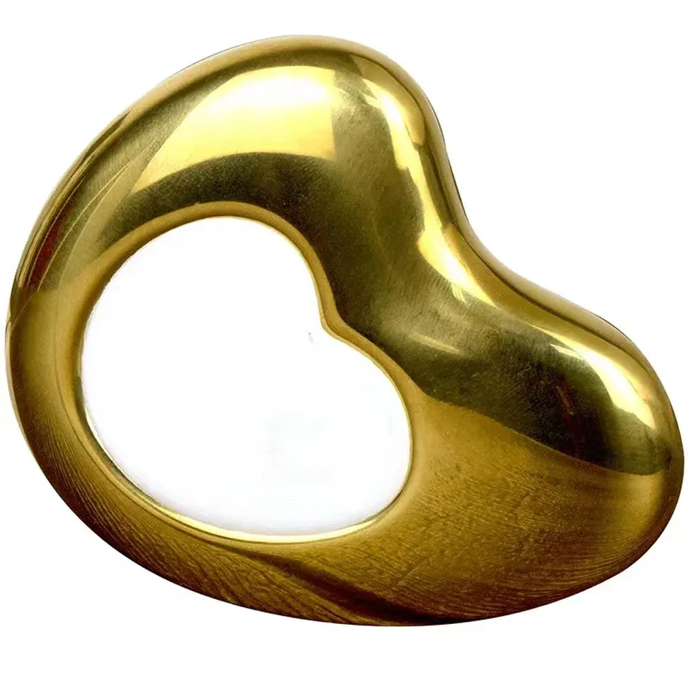 Stainless Steel Gua Sha Ice Roller – Facial Cryo Massager Facial Massage Tool PLUSH Golden