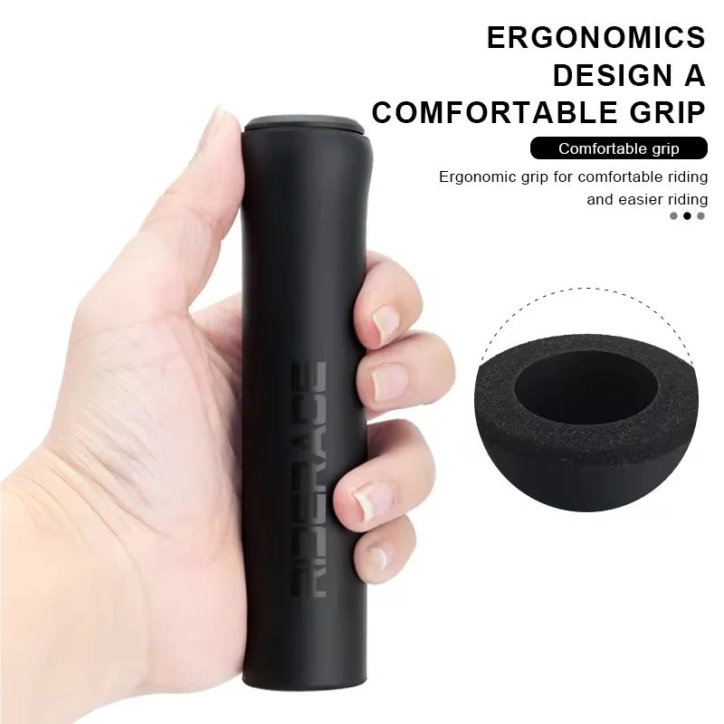 Silicone Sponge MTB Bicycle Grips – Anti-Slip Handlebar Cover Bicycle Handlebar Grips PLUSH