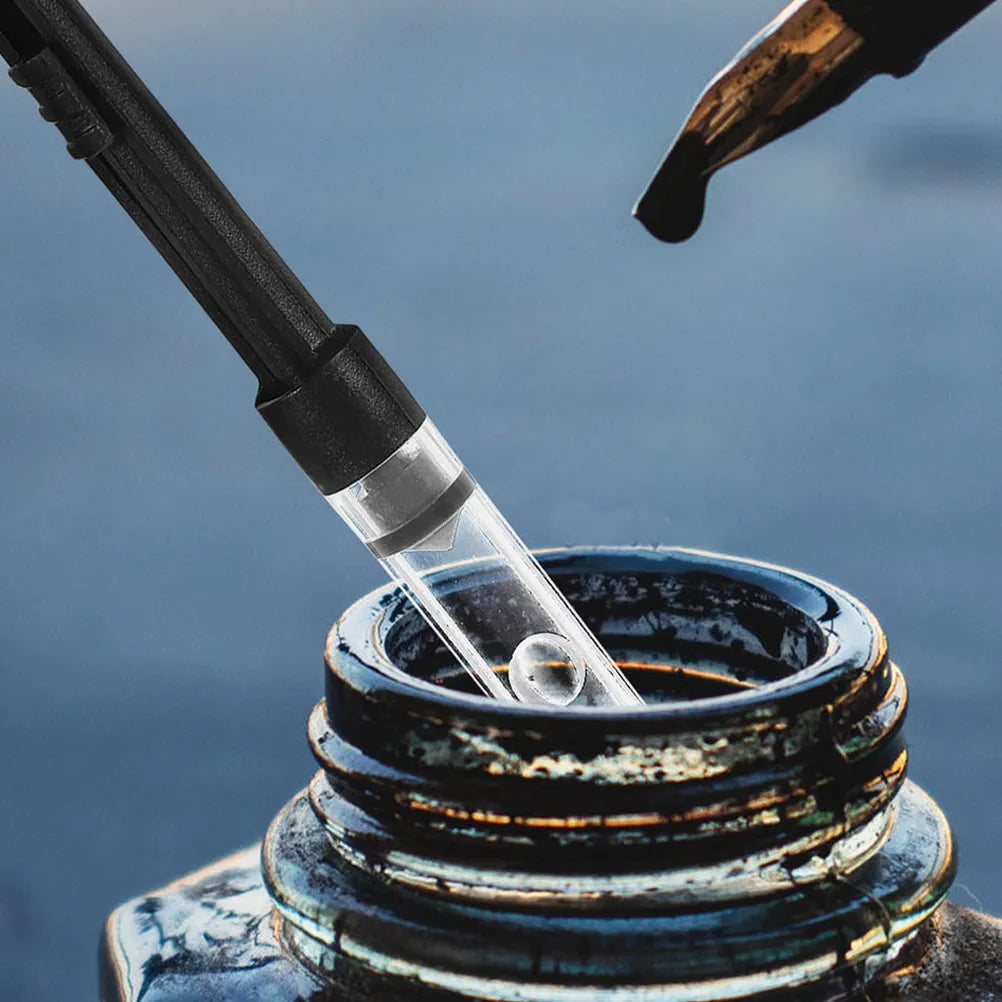 12pcs Fountain Pen Ink Converter Push-Pull Piston Filler Tool Pen Ink Converter PLUSH