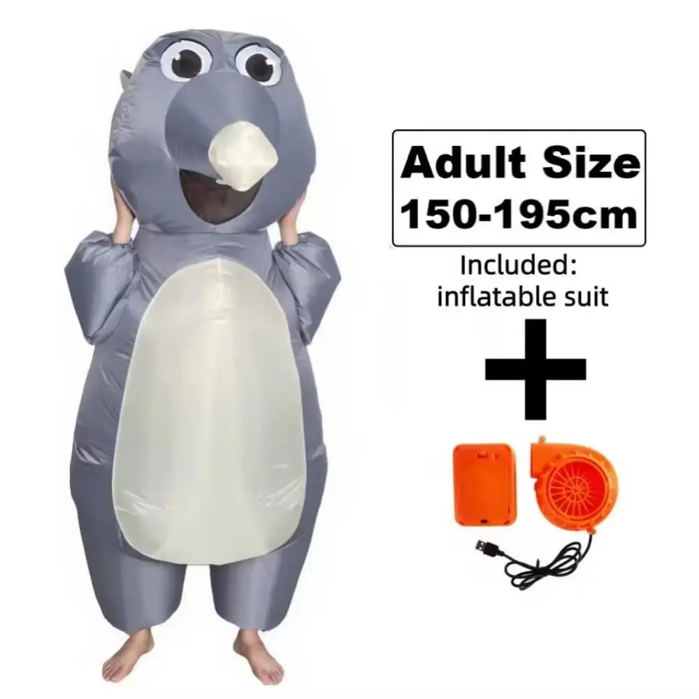 Inflatable Mouse Costume Full Body Jumpsuit – Adult Halloween Inflatable Costume PLUSH