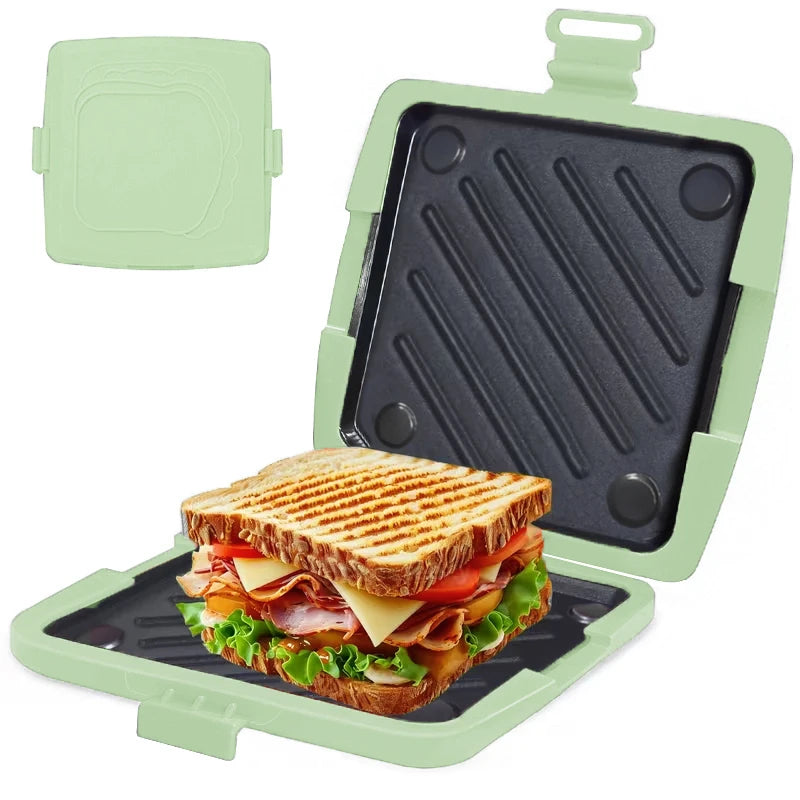 Silicone Sandwich Baking Tray – Microwave & Oven Safe Silicone Baking Tray PLUSH green
