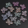 100pcs Butterfly Acrylic Spacer Beads – DIY Jewelry Making Acrylic Spacer Beads PLUSH 20x15mm