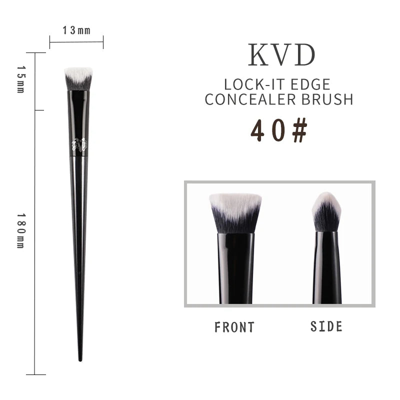Kat Von D KVD Makeup Brush – Foundation, Blush & Eyeshadow Makeup Brush PLUSH 40 China Mainland
