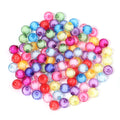 Colorful Round Acrylic Spacer Beads 8–16mm | DIY Jewelry Acrylic Spacer Beads PLUSH 8mm x 100pcs
