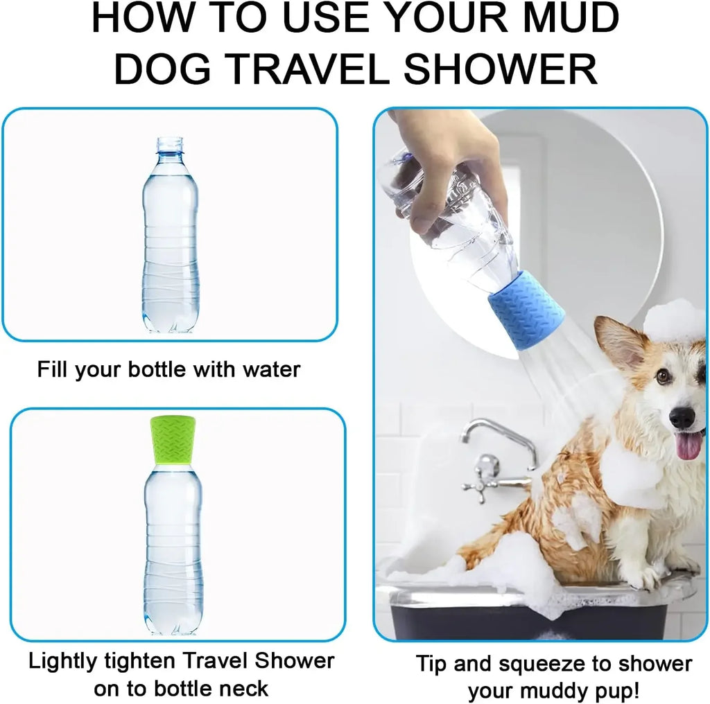 Silicone Pet Shower Head – Universal Dog Bath Spray Cap Pet Shower Spray PLUSH