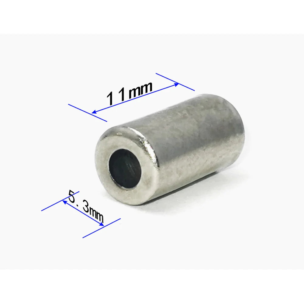 5×10mm Metal Bike Cable End Caps 50/100pcs | Cycling Parts Bike Cable End Caps PLUSH