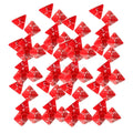 60pcs D4 Polyhedral Dice Set – Red Acrylic DND Tabletop RPG Polyhedral Dice Set PLUSH Red 60 Pieces China Mainland