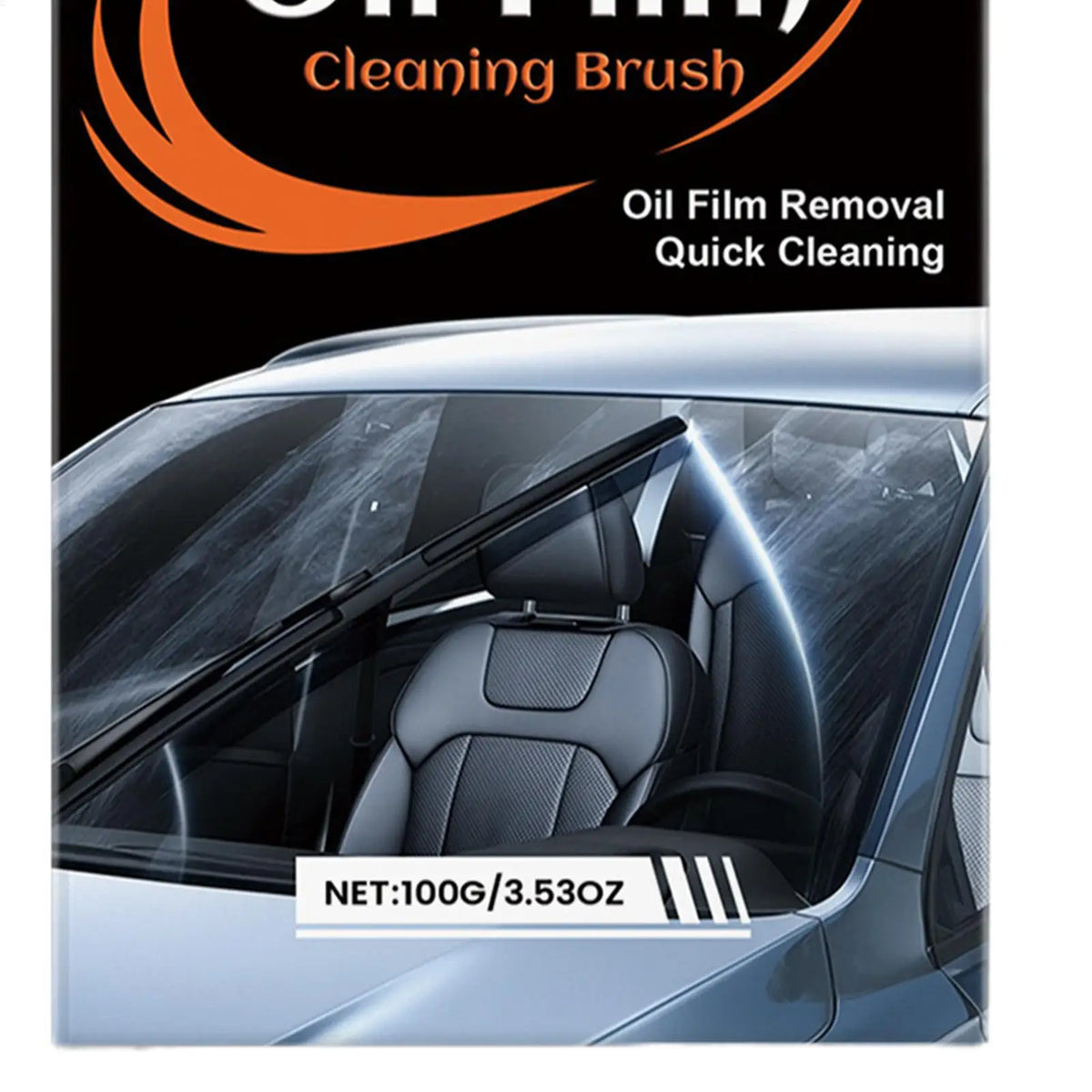 Car Windshield Oil Film Remover Cleaning Brush – Anti-Rain Car Glass Cleaner PLUSH