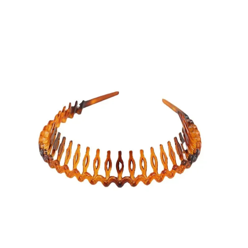Wavy Sports Headband – Unisex Wave Hair Hoop for Men & Women Sports Headband PLUSH