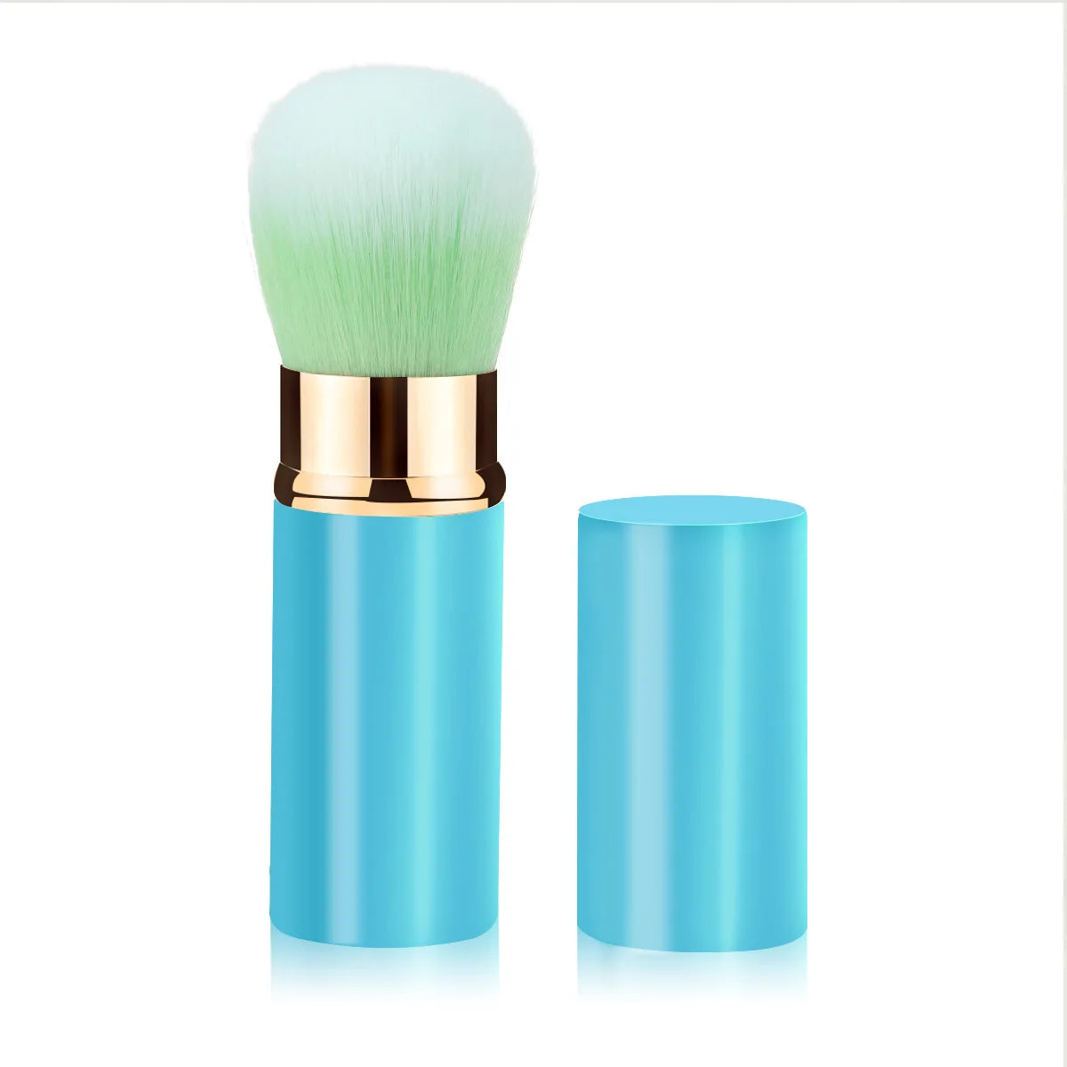 Mini Retractable Powder Blush & Highlight Brush | Portable Makeup Brush PLUSH No.6