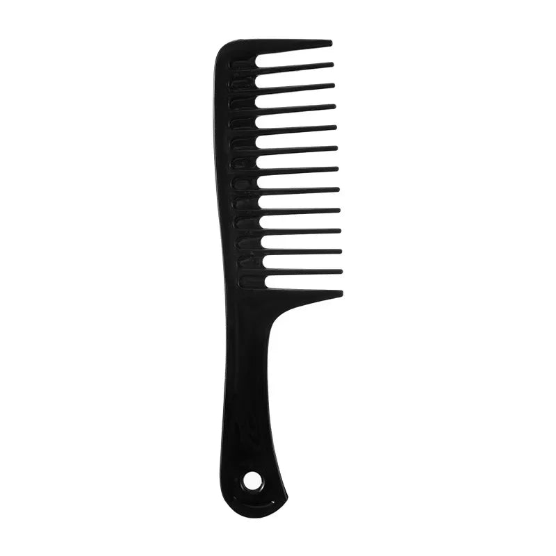 Wide Tooth Comb – Heat Resistant Detangling Brush for Curly Hair Hair Detangling Comb PLUSH (Black