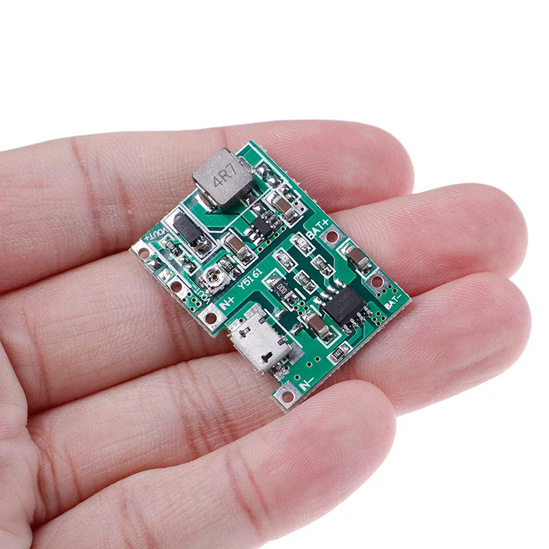 USB 18650 Li-ion Battery Charger & Step-Up Boost Module Battery Charger Module PLUSH