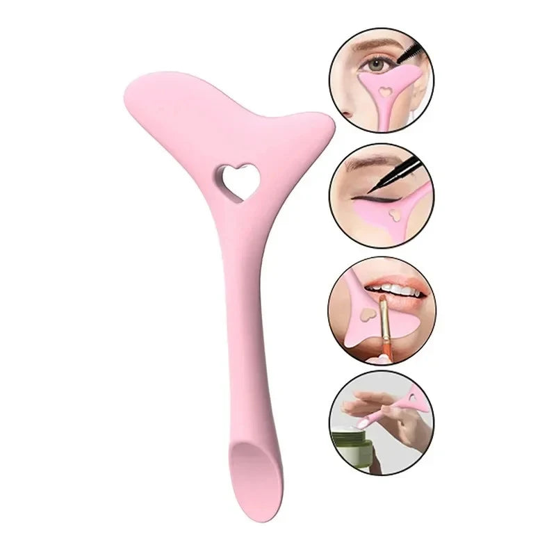 Silicone Eyeliner Stencil Wing Tip & Lip Makeup Aid Tool Eyeliner Stencil Tool PLUSH
