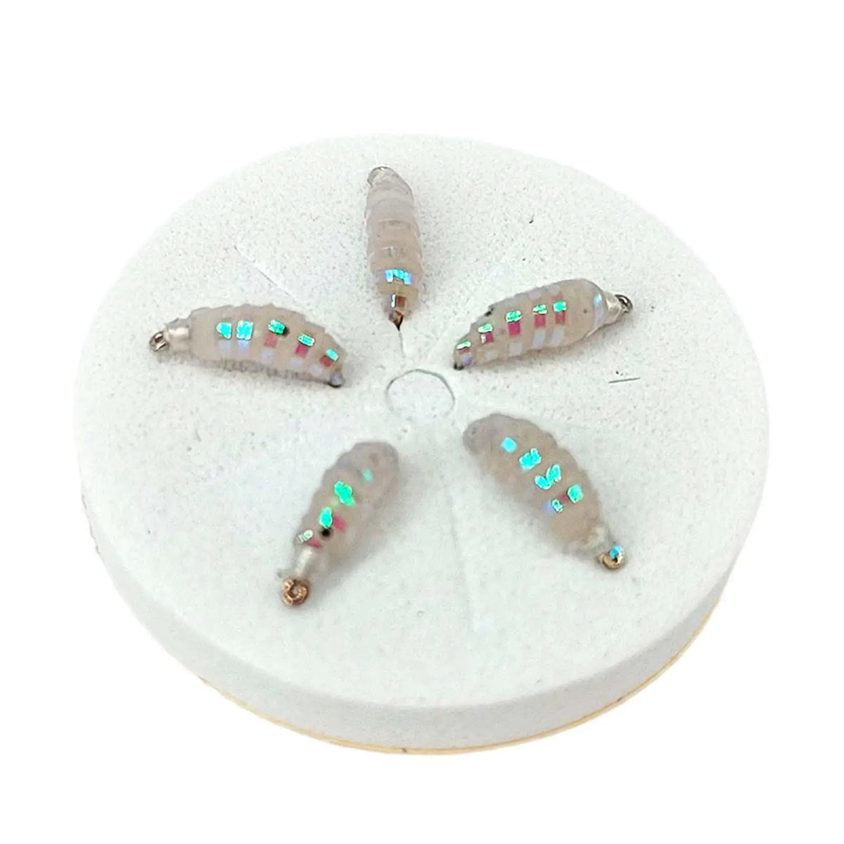 Silicone Fly Fishing Soft Lures 5pcs with Storage Box Fly Fishing Lures PLUSH
