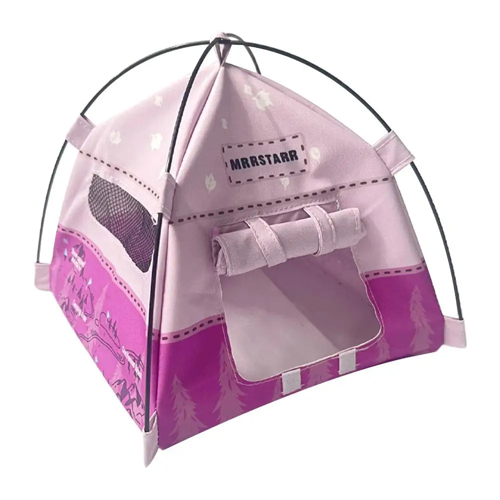 1:12 Miniature Camping Tent Model – Dollhouse Scene & Photo Prop Dollhouse Scene Prop PLUSH Pink