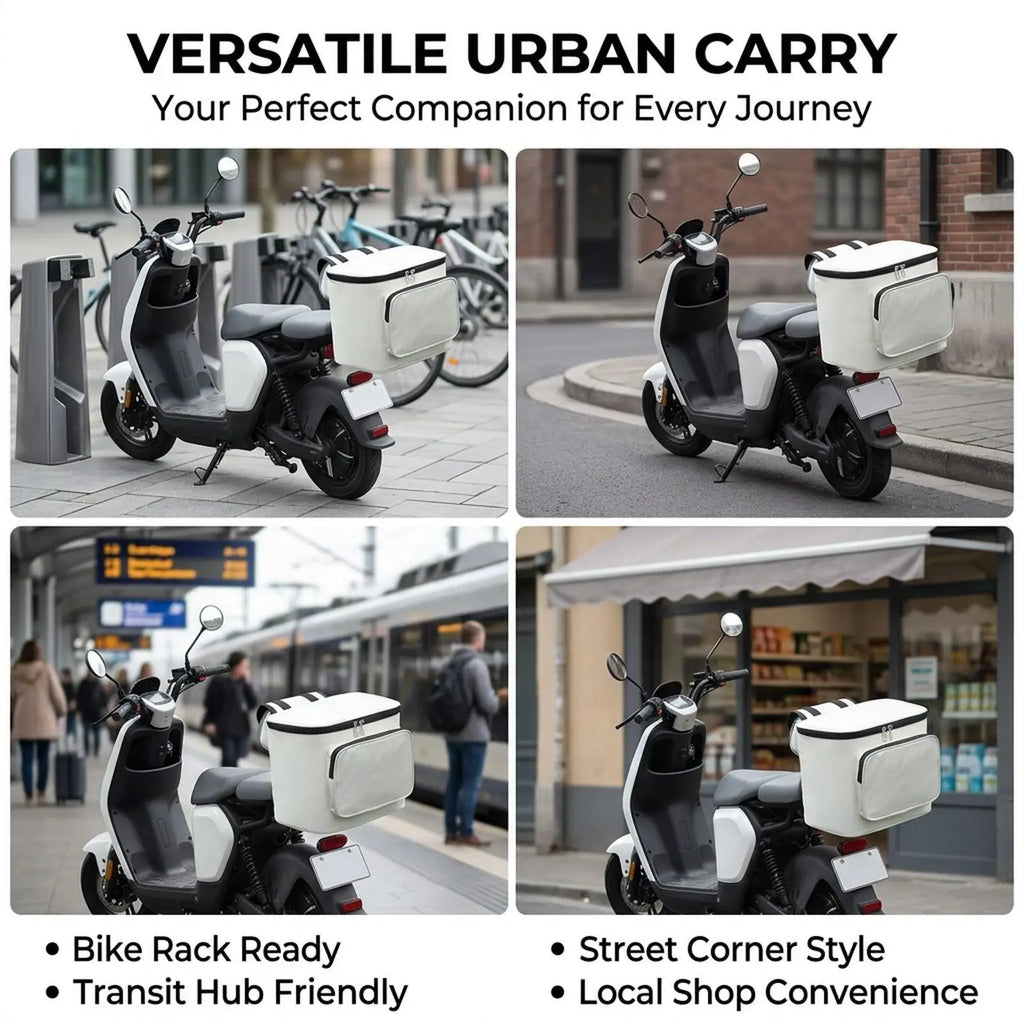 Waterproof Motorcycle Tail Bag Oxford Cloth Backrest Hanging Bag Motorcycle Tail Bag PLUSH