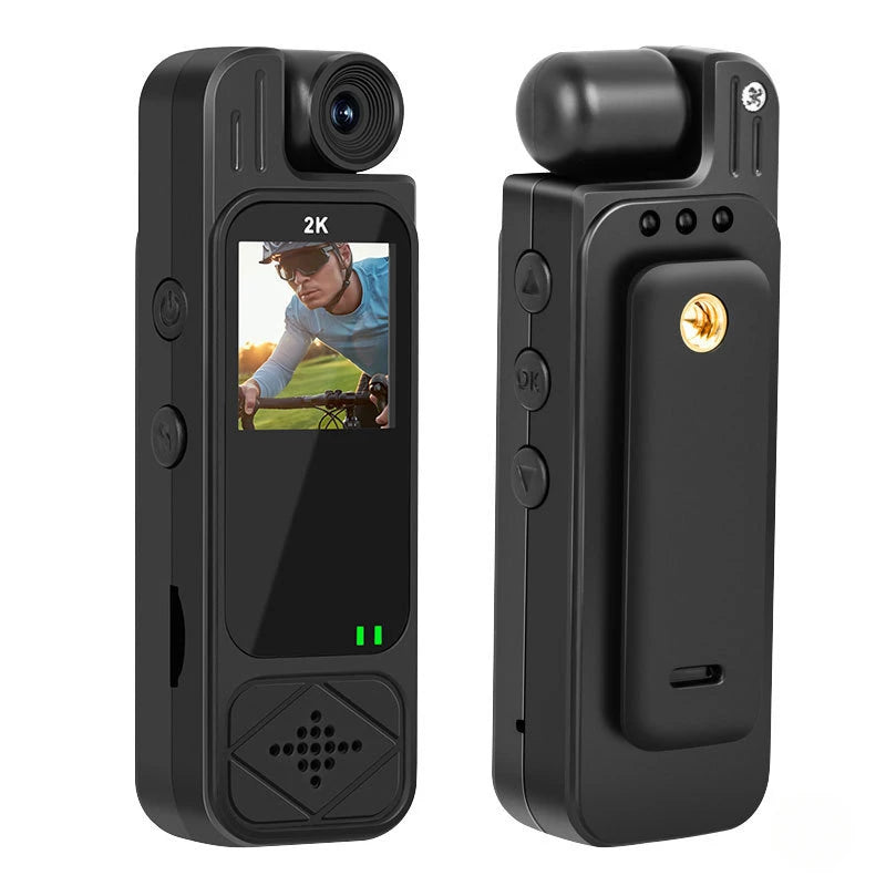 Portable 2K HD Vlog Camera – 180° Rotating Lens & Stabilizer Pocket Vlog Camera PLUSH 1pc and 32G TF card
