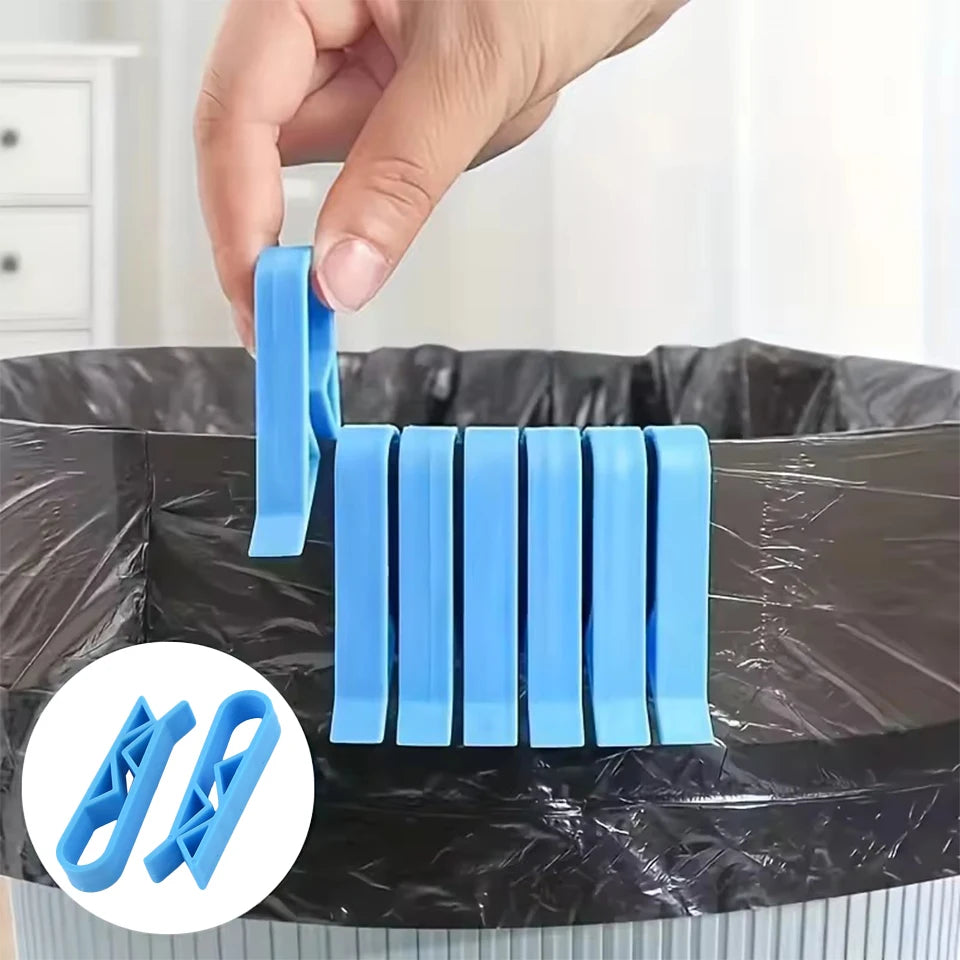 Trash Can Liner Clips Anti-Slip Bag Holder Clamps 10/20pcs Trash Bag Clips PLUSH
