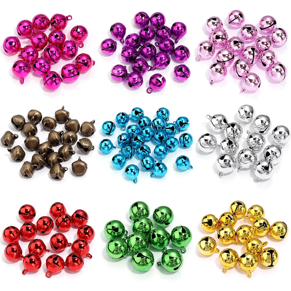 Metal Jingle Bells Christmas Ornaments 10-50pcs – DIY Crafts Christmas Craft Bells PLUSH