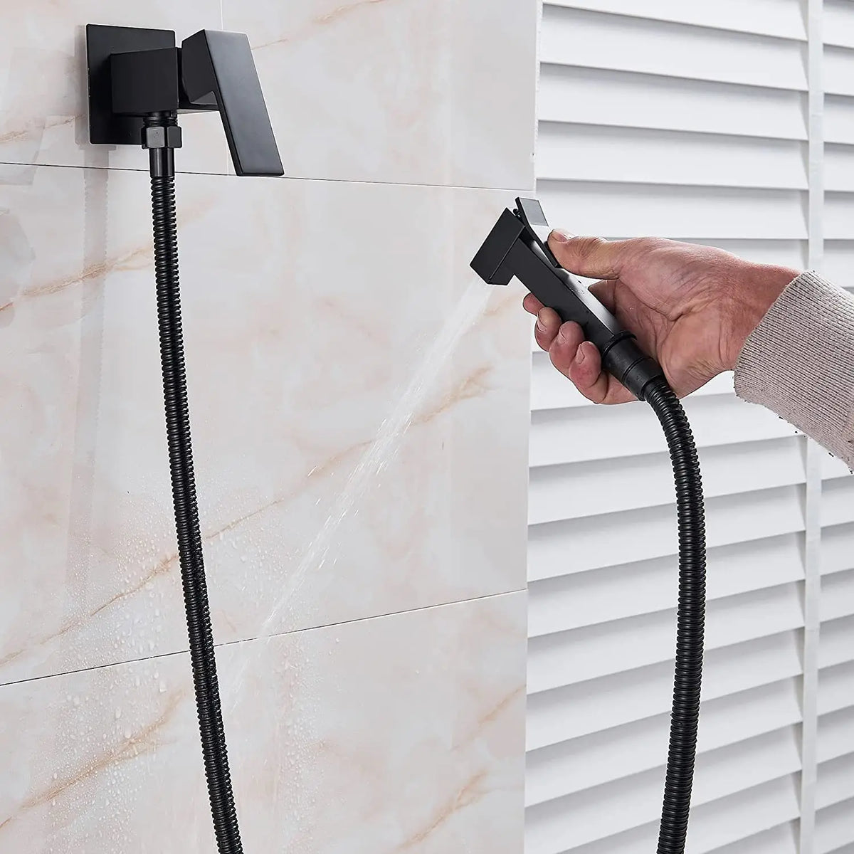 Wall Mounted Bathroom Spray Gun Set – Gold & Black Bathroom Spray Gun PLUSH