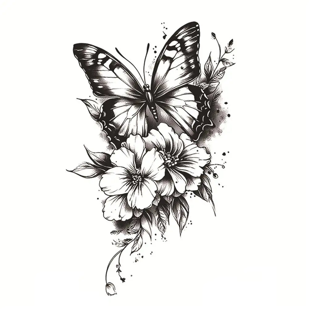 Colorful Butterfly Temporary Tattoo Stickers – Men & Women Temporary Tattoo Sticker PLUSH N CN