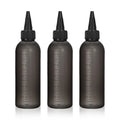 Hair Dye Applicator Squeeze Bottles 180ml | 1/2/3 Pack Hair Applicator Bottle PLUSH 3pcs Black