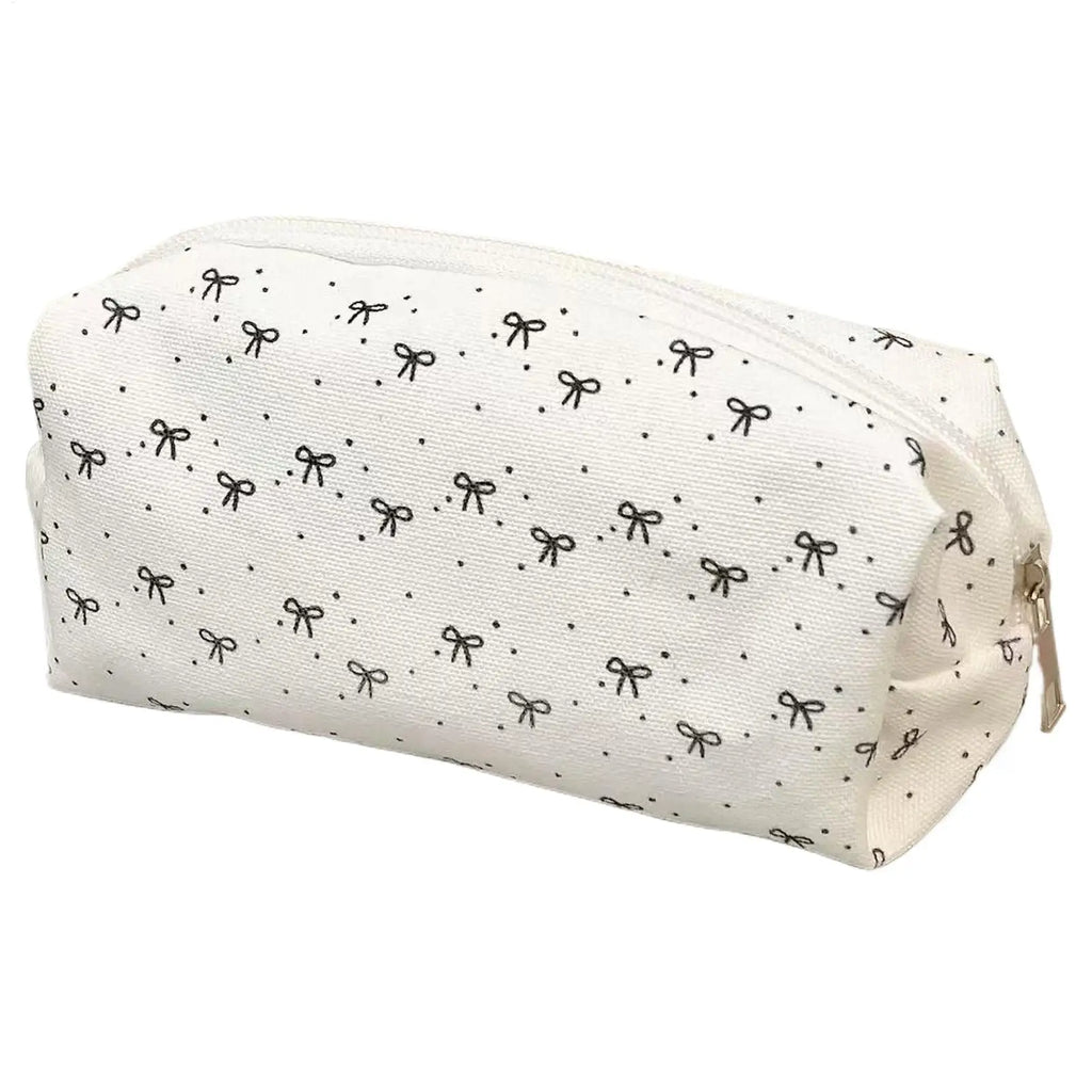 Large Capacity Bowknot Pencil Case – Portable Stationery Pouch Pencil Case PLUSH