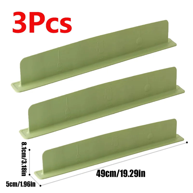 Silicone Sink Splash Guard – Suction Cup Water Barrier 1pc/3pcs Sink Splash Guard PLUSH Green 3PC
