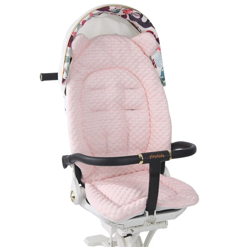 Baby Stroller Seat Pad – Double-Sided Cotton Infant Cushion Stroller Seat Pad PLUSH